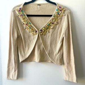 Vintage 90’s Free People Cropped Cardigan